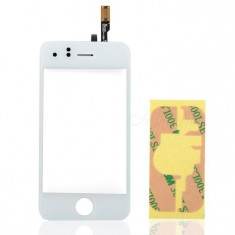 TouchScreen + Digitizer + Geam + Dublu Adeziv 3M Apple iPhone 3G White Original foto