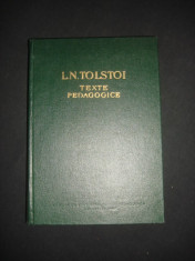 L. N. TOLSTOI - TEXTE PEDAGOGICE {1960} foto