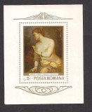 Colita -ROMANIA-1969-L.P.695- Reproduceri de arta - Nuduri, Nestampilat