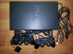 Vand Playstation2 Sony (modat) + 2 joystick-uri + 19 jocuri foto