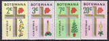 C306 - Botswana 1972 - Craciun Mi.no.92-5 neuzat, Nestampilat