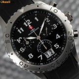 CEAS de LUX elvetian SWISS MOUNTAINEER 10ATM WATER RESISTANT, Chronograph 1/20 sec PROFESIONAL, Analog, Inox, Lux - sport