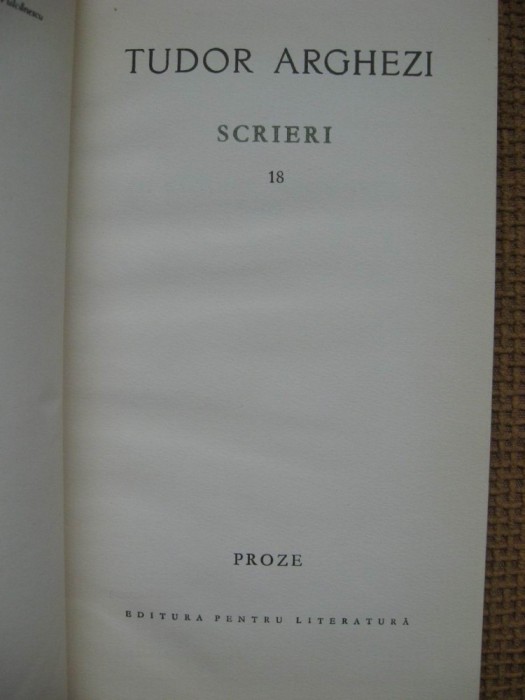 Tudor Arghezi - Cu bastonul prin Bucuresti (Scrieri, vol.18)