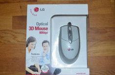 Mouse Optic LG - 3D Optical Mouse - 800dpi - Alb foto