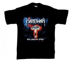 Tricou Manowar &amp;amp;quot; the lord of steel &amp;amp;quot; foto