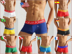 Boxeri Calvin Klein CK-WORLD CUP Series-made in Egipt! Pret promotional pentru minim 5 perechi comandate!Livrare la domiciliu prin curier! foto