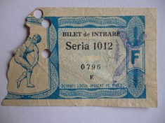 Bilet meci fotbal STEAGUL ROSU BRASOV - ESPANOL BARCELONA (Cupa Oraselor Targuri-02.03.1966) - R foto