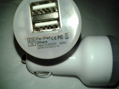 ncarcator Auto Dual USB Mini iPhone GPS Smartphone - smart charger foto