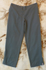 Pantaloni Domyos de la Decathlon; marime XXL - 100 - 116 cm talie partial elastica, 98 cm lungime; 65% poliester, 35% bumbac; impecabili, ca noi foto