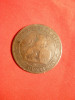 Moneda 10 Cent 1870 Spania ,bronz , cal.medie-buna, Europa