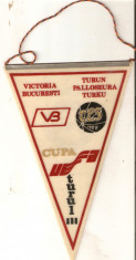 Fanion Victoria Bucuresti-Turun Palloseura Turku 1988 foto