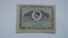 100 lei 1945 UNC foto