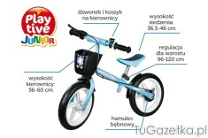 Bicicleta fara pedale Play Tive Junior Lidl, albastru deschis foto