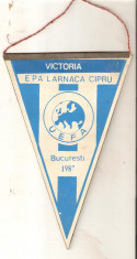 Fanion Victoria-Epa Larnaca Cipru 1987 foto