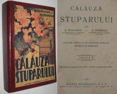 Calauza stuparului.Nicolaescu/Stoinescu,1947 (apicultura,albinelor,stuparit) foto