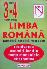 LIMBA ROMANA - GRAMATICA, FONETICA, VOCABULAR - Doina Ivanes (Clasele III-IV) foto