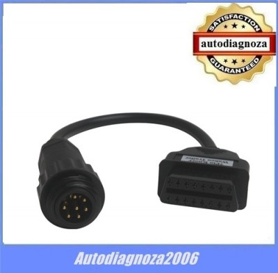 Cablu adaptor Knorr camion tir -7 pini - OBD2 interfata diagnoza tiruri foto