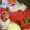 357.Reclama metalica vintage Santa 1 - Coca Cola