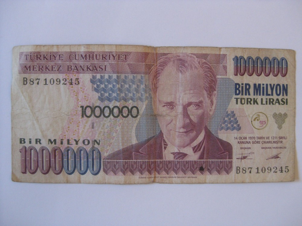 1000000 LIRE TURCIA 1970 | arhiva Okazii.ro