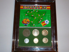 Lot monede fotbal - Campionatul Mondial Spania 1982 foto