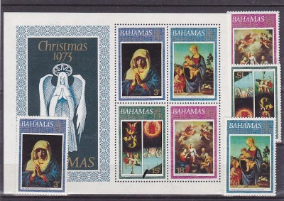 Pictura religioasa ,Craciun 73,Bahams, foto