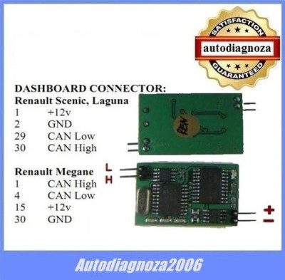 Emulator auto ECU - Renault CAN.BUS - Emulator pentru Instrument Cluster ! foto