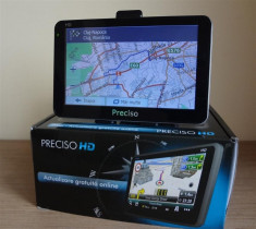 GPS PrecisoHD 4,3 &amp;quot; inch ,833 MHz, 128ram, iGO Primo 2014 3D, iGO8,Full Europa NOU,Garantie foto