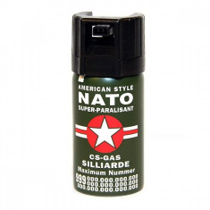 SPRAY AUTOAPARARE NATO CU GAZ CS, PIPER IRITANT LACRIMOGEN 40 ML IMPORT GERMANIA !! foto