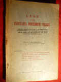E.Dragomirescu -Lege pt.Unificarea Procedurii Fiscale -Ed. 1938, Alta editura