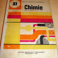 CHIMIE - manual pentru clasa a XI a - 1986