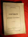 M.D.Ralea -Contributii la Stiinta Societatii - Prima Ed. 1927, Alta editura