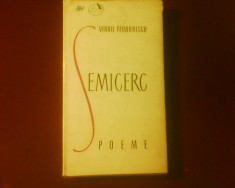 Virgil Teodorescu Semicerc. Poeme, ed. princeps, tiraj 1100 ex. -avangarda foto