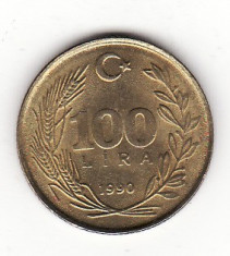 Turcia 100 lire 1990 foto