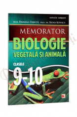Memorator de Biologie vegetala si animala. Clasele 9 - 10 foto