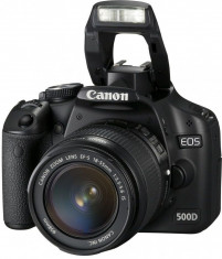 CANON 500D EOS NOU NOUT are max 200 cadre cu 18-55 si grip foto