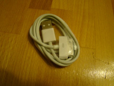 Cablu de date Iphone 2G , 3G, 3GS , 4G , 4GS - 90 cm - NOU - Cablu Iphone, Incarcator USB Iphone , Alimentare USB Iphone . NOU foto