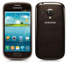Telefon mobil Samsung Galaxy S3 Mini i8190 Amber Brown foto