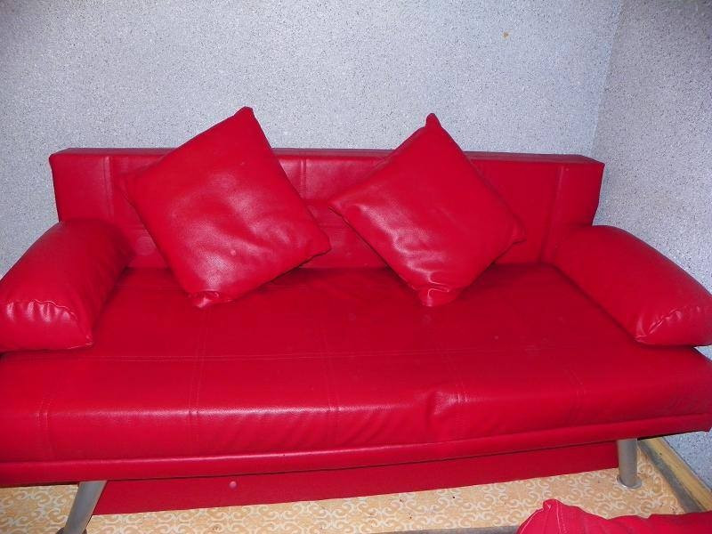 Canapea cu 2 fotolii, Canapele extensibile, Din piele ecologica | Okazii.ro