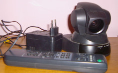 SONY EVI D100+telecomanda+incarcator+cablu video foto