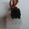 Cablu adaptor de la 2x Molex la 6 pini PCI-Exp sau AGP pentru placa video