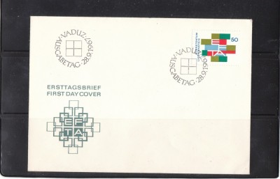EFTA Liechtenstein FDC 1967 foto