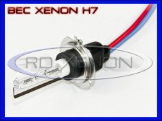 BEC BECURI XENON METALIC - H7 35W / 55W - 3000K, 4300K, 5000K, 6000K, 8000K, 10000K - CALITATE PREMIUM foto