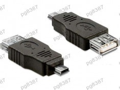 Adaptor USB A mama-mini USB tata - 126912 foto