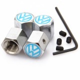 Set capacele ventil inox cu antifurt Volkswagen passat golf polo