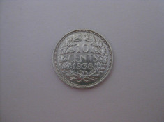 10 CENTS 1938 ARGINT OLANDA UNC foto