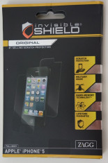 Folie de Protectie ZAGG invisibleSHIELD iPhone 5 5S FULL BODY (fata+spate) 100% original foto