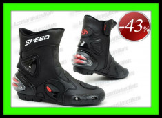 GHETE MOTO PRO-BIKER SPEED CIZME MOTO ATV scurte(patent SIDI APEX) (Pret Catalog: 250$) Reducere in limita stocului foto