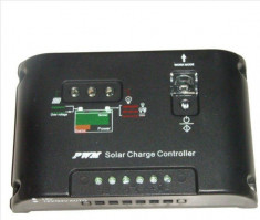 Regulator de incarcare 20A ,Charge controller , regulator solar pentru panou solar , Functie iluminat becuri led foto