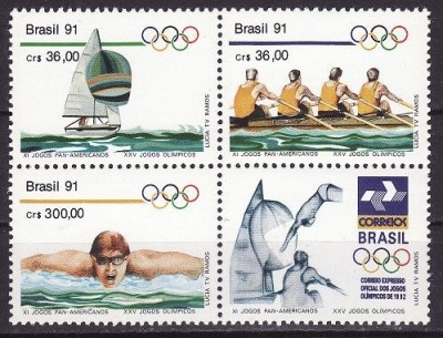 Brazilia 1991 - catalog nr.2009-11 neuzat,perfecta stare foto