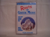 Vand caseta Roots Of Greek Music, originala,raritate! 18 melodii traditionale, Casete audio, Pop